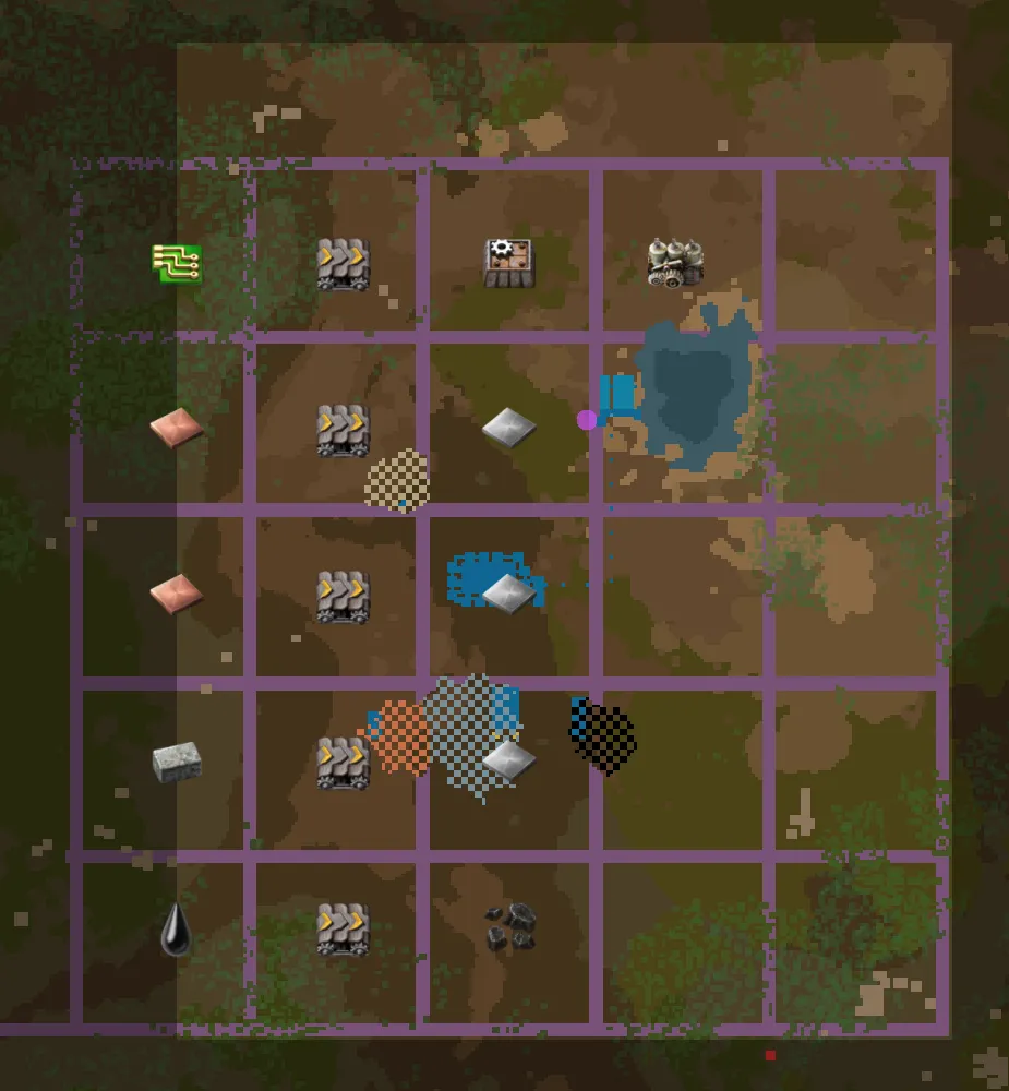 City blocks grid
