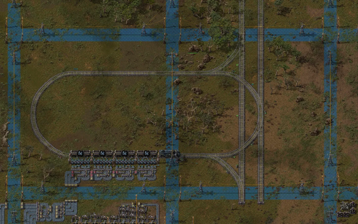 Ore loading station